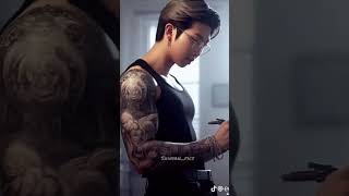 this AI edit of NAMJOON..😱😱..I can't believe this 😀.. #bts #kim #namjoon #rm..💜💜..do not repost..😇