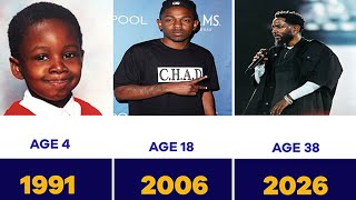 Age Transformation of Kendrick Lamar From 4 to 38 Years old 