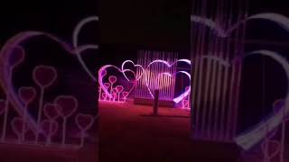 how use 3D pixel tube design interactive led heart