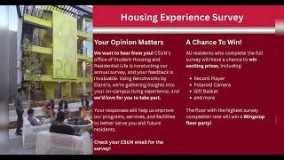 Housing Survey Video CSUN