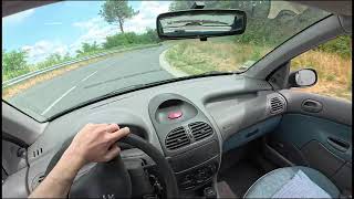 PEUGEOT 206 1.1 REVIEW: A BLAST FROM THE PAST WITH 60 HP FROM 2000. YOUNG DRIVER