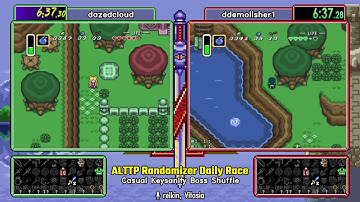 Casual Keysanity Boss Shuffle 090919. ALTTP Randomizer Daily Race.