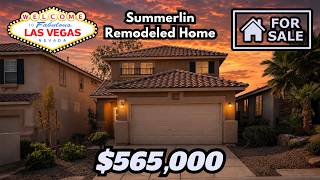 Summerlin Home for Sale | 565k | Remodeled | Las Vegas Home Tour