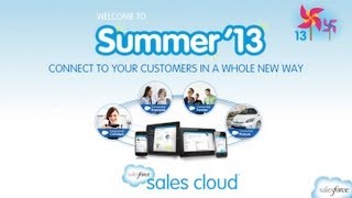 Sales Cloud -- Summer '13 New Features
