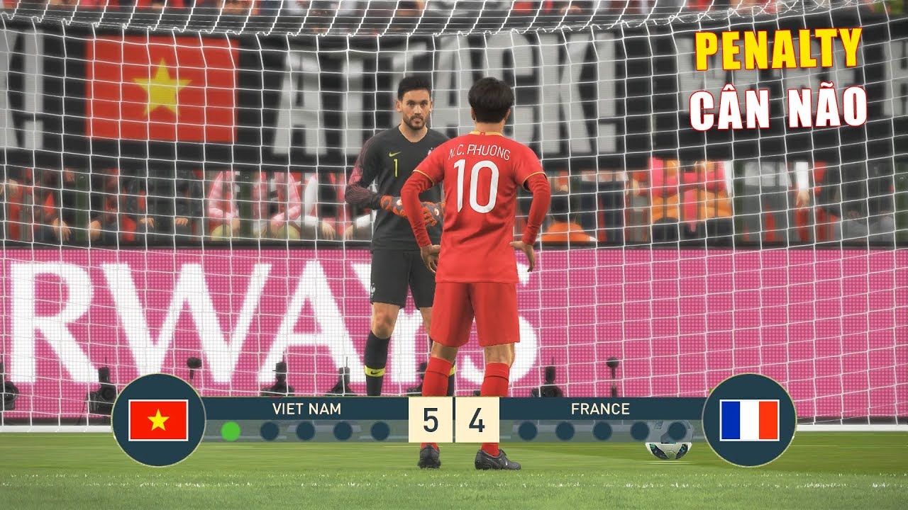 VIET NAM vs FRANCE - PENALTY SHOOTOUT - PES19