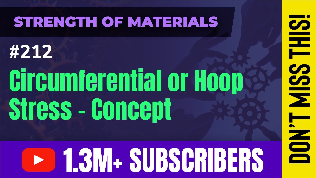 Introduction to Circumferential or Hoop Stress - Thin Cylindrical and ...