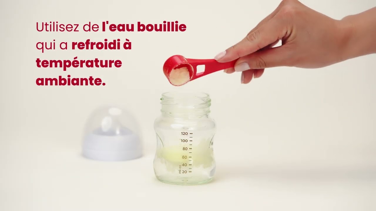 Vidéo d'instructions pour l'utilisation de la formule pour nourrissons Niuriss