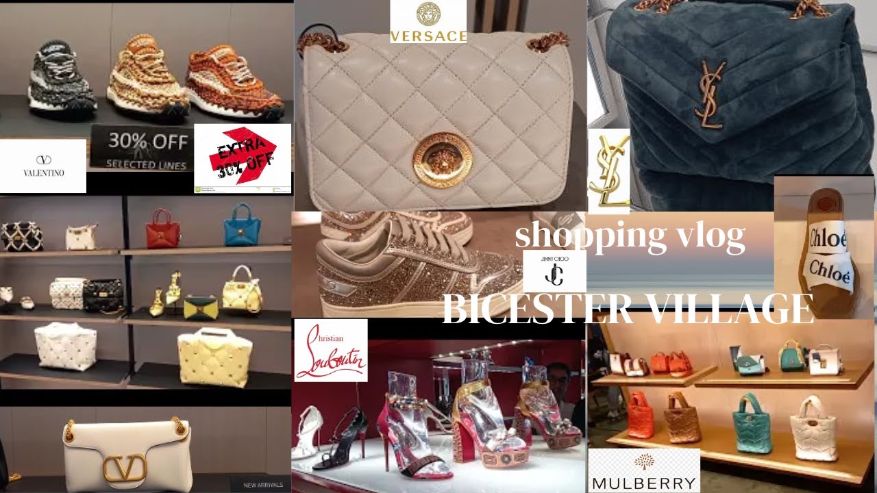 Bicester Village Luxury Outlet Shopping Vlog:YSL-Versace