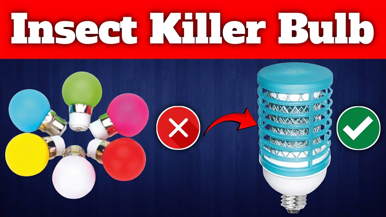 Insect killer Bulb | Mosquito killer bulb review