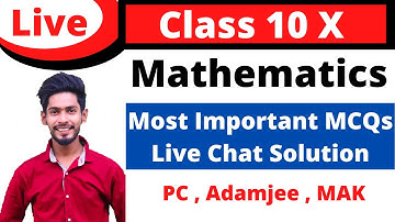 Class 10  Maths Most Important MCQs Karachi sindh board | Live Parho Learn Together
