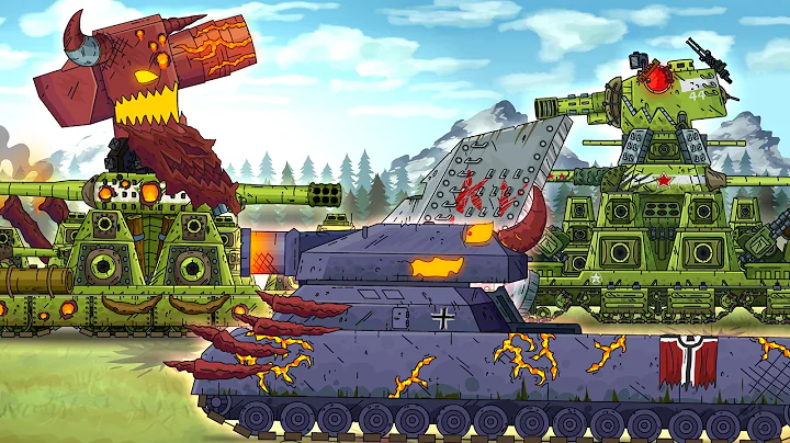 THE BIG STORY: LEVIATHAN HAS BEEN DESTROYED! Now you're a Japanese monster - Cartoons about tanks