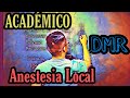 Académico | Anestesia local | Dosis máxima recomendada.