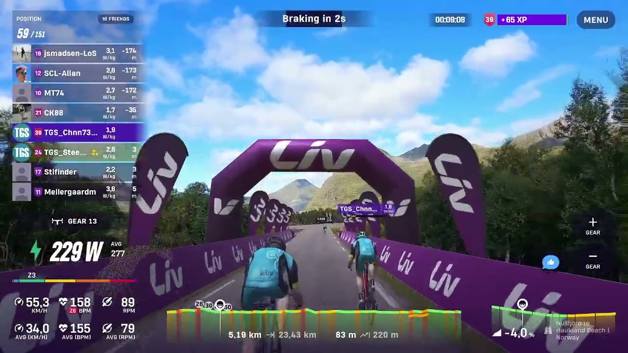 ROUVYLIGAEN 2026-01-15 Nusfjord til Haukland Strand, Norge 28,62km 303hm