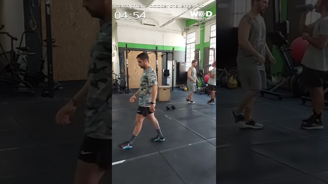 October challenge  wod 2A/B Marco Ghiani team experience
