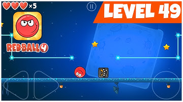 Red Ball 4 - Level 49 Walkthrough - Level 49 Battle For the Moon