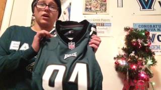 Philadelphia Eagles Fletcher Cox Nike Midnight Green Team Game Jersey Review (Real) + On Look