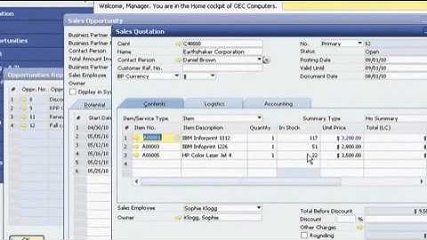 Integrated CRM with SAP Business One