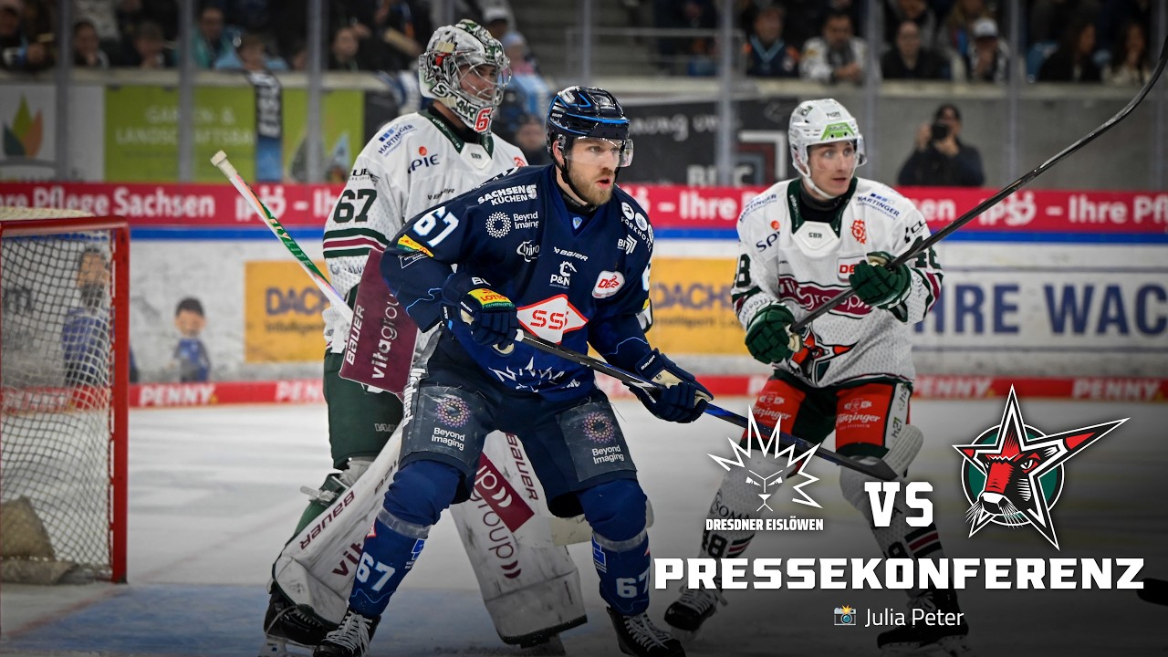 Dresdner Eislöwen vs Starbulls Rosenheim - Pressekonferenz