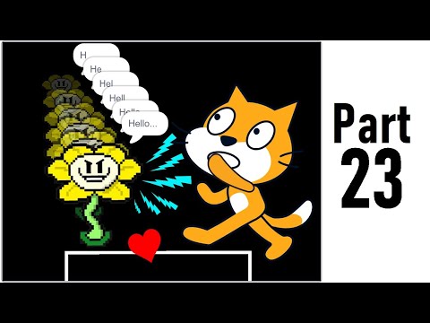 Make an Undertale Battle in Scratch (PART 10: Fight) 