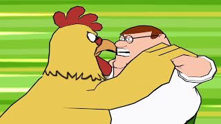 Peter VS Chicken Final Boss Fight (Family Guy Video Game!) (2006) Remastered (4K 60FPS)