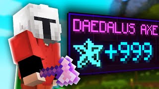 Crafting the Chimera Daedalus Axe (Hypixel SkyBlock Ironman)