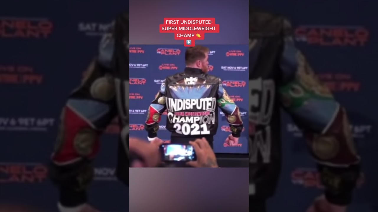 Canelo Alvarez - First Undisputed Super Middleweight Champion 🌟