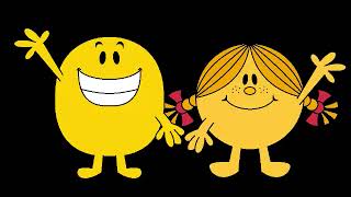 Mr. Happy and Little Miss. Sunshine Gif!😄🌞