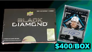 2021-22 Upper Deck Black Diamond Hockey Hobby Box Break