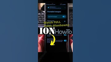 Android Enable Mobile Hotspot to Share Internet part 1