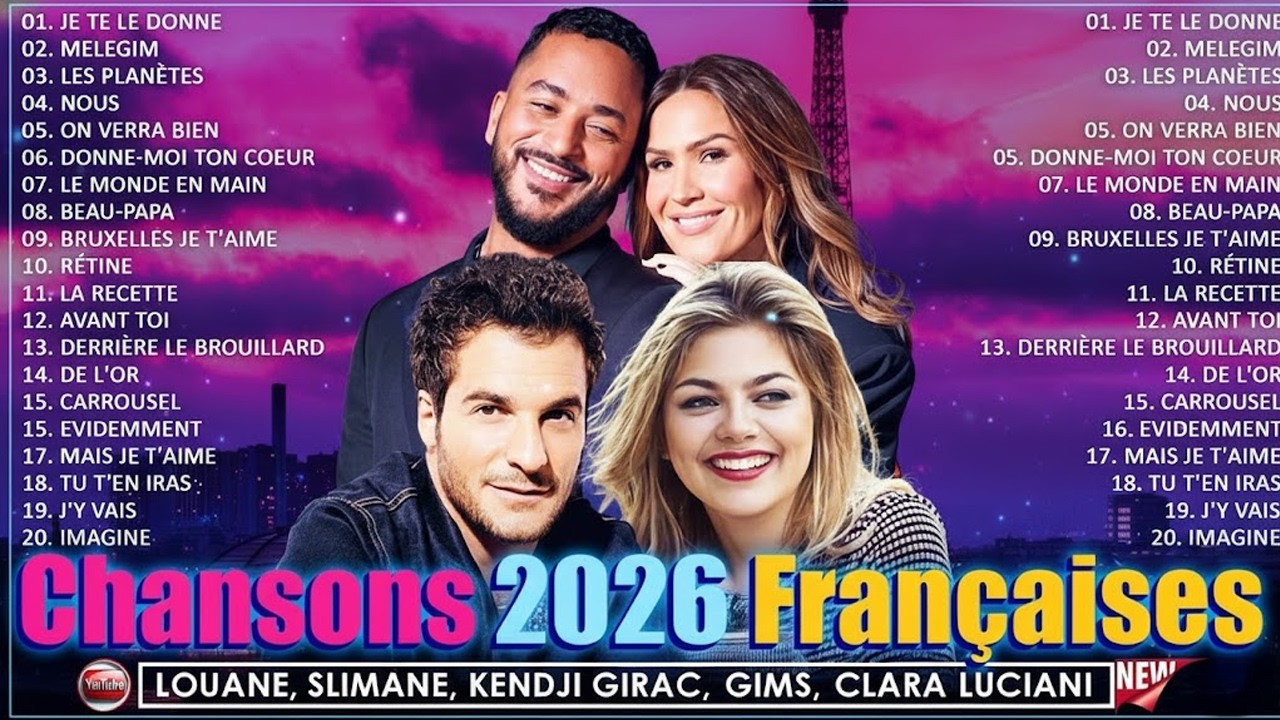 🔥 FRENCH MUSIC MEGA MIX 2026 🇫🇷 Kendji Girac, Louane, Slimane | Best French Hits