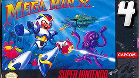 Megaman X Snes Walkthrough Part 4 - Flame Mammoth