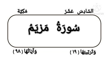 019   Maryam  سورة مريم  الشيخ هاني عيد