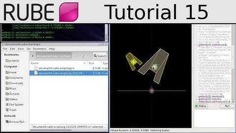 RUBE editor tutorial 15/18 - Script logs