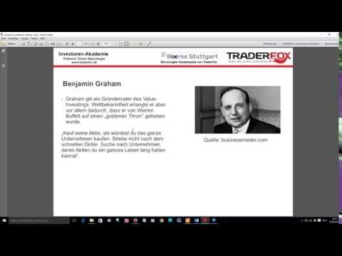 Investoren-Akademie (3/4): Benjamin Graham - der defensive Investor!