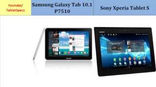 Samsung Galaxy Tab 10.1 P7510 Versus Sony Xperia Tablet S, full differences