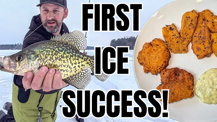 We Finally Have ICE! Catching Dinner & Frying Perfect Crispy Fillets