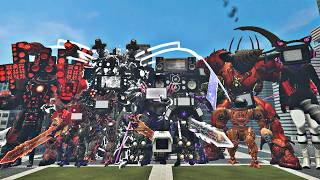Evolution The Titans Vs Boss Skibidi Toilet Seson 3 All Skibidi In Garrys Mod