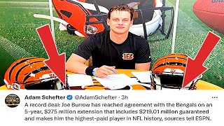 JOE BURROW SIGNS THE BIGGEST CONTRACT IN NFL HISTORY!!.. ( *WAS IT WORTH IT??* )?!