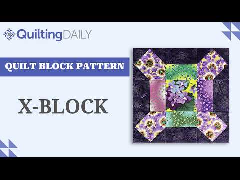 Free Quilt Block Patterns X-Block