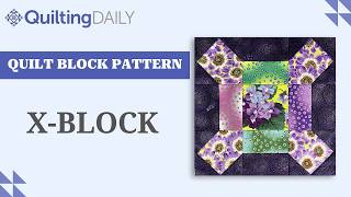Free Quilt Block Patterns X-Block