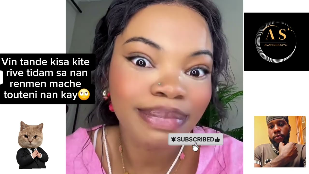 VIN TANDE KIJAN PONPYE TE RIVE JWENN TI DAM SA TOUTENI LAKAY LI WAP SEZI😂😂🤷‍♂️