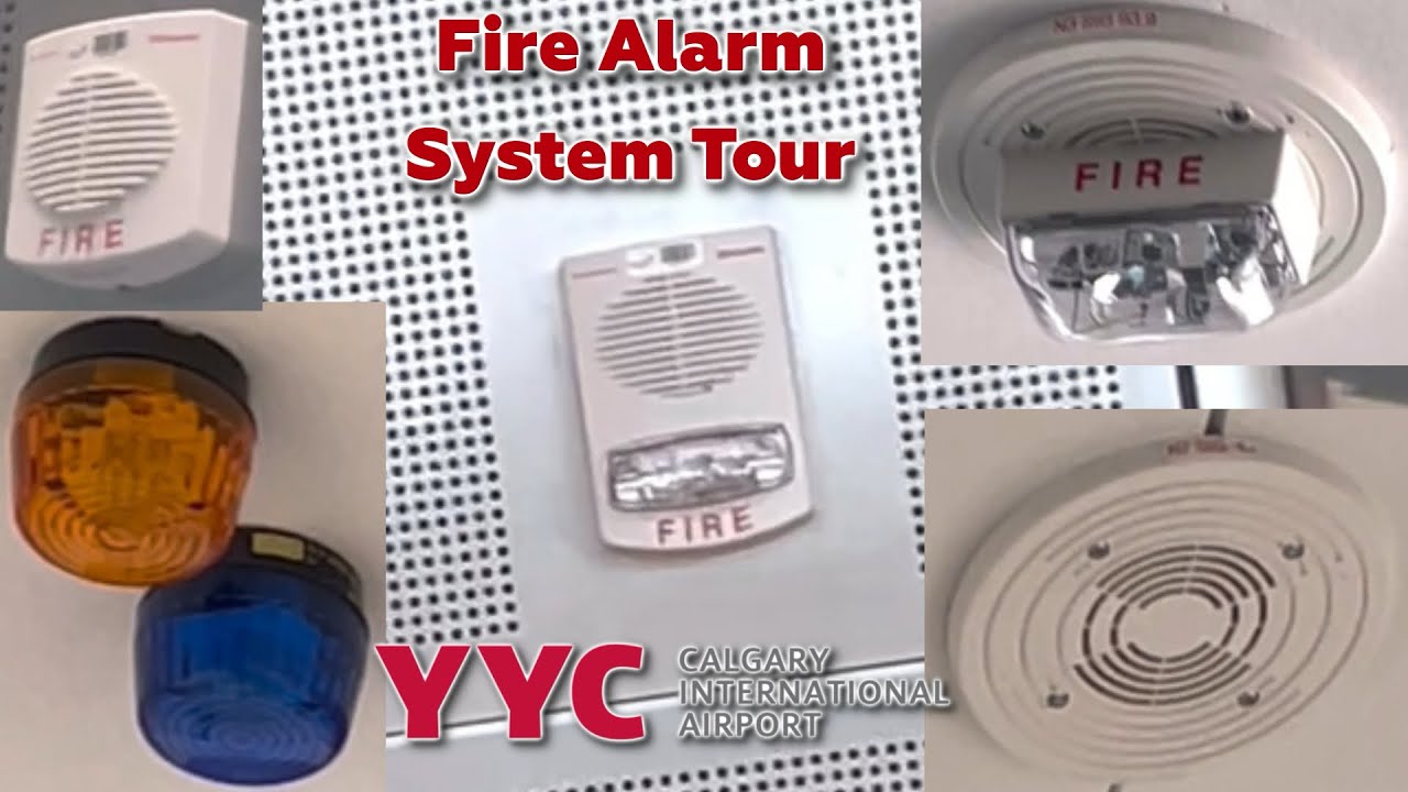 Fire Alarm System Tour at the Calgary International Airport (YYC) 
