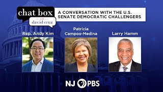 Candidates Rep. Andy Kim, Patricia CamposMedina and Larry Hamm discuss top issues | Chat Box