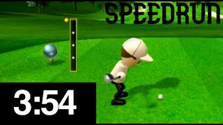 My FIRST OFFICIAL Attempt at Speedrunning Wii Sports Golf