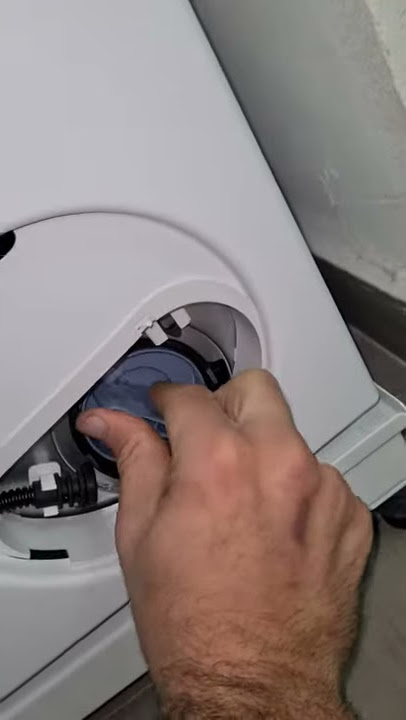 תקלה E18 במכונת כביסה בוש.error E18 in Bosch washing machine - YouTube