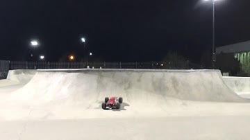 Traxxas Rustler Skatepark Backflips (Like A Boss!)