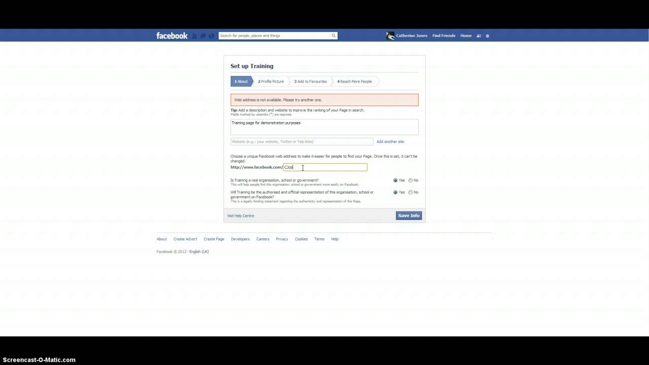 Creating a business page on Facebook - YouTube