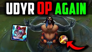 Udyr is OP Again for NO REASON... How to Play Udyr \u0026 CARRY + Best Build/Runes Season 14