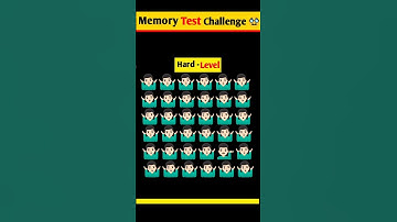 Memory Test || Riddles And Puzzles For Iq Test || part 20 || #shorts #quiztime