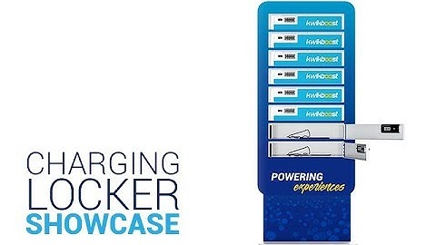 Charging Lockers | KwikBoost Showcase